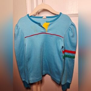 Vintage 80s Colorful Long Sleeve Kids Tee (6)